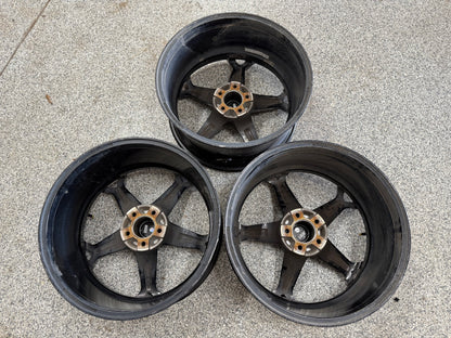 2005-2023 Ford Mustang Niche Arrow Black Wheels Set of 3 20x9"