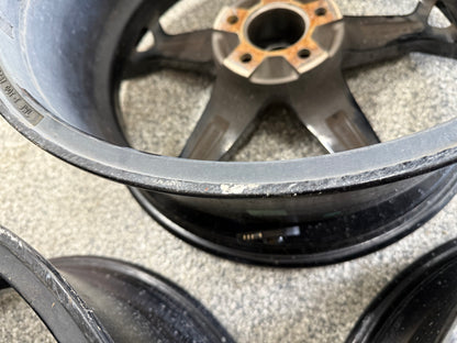 2005-2023 Ford Mustang Niche Arrow Black Wheels Set of 3 20x9"