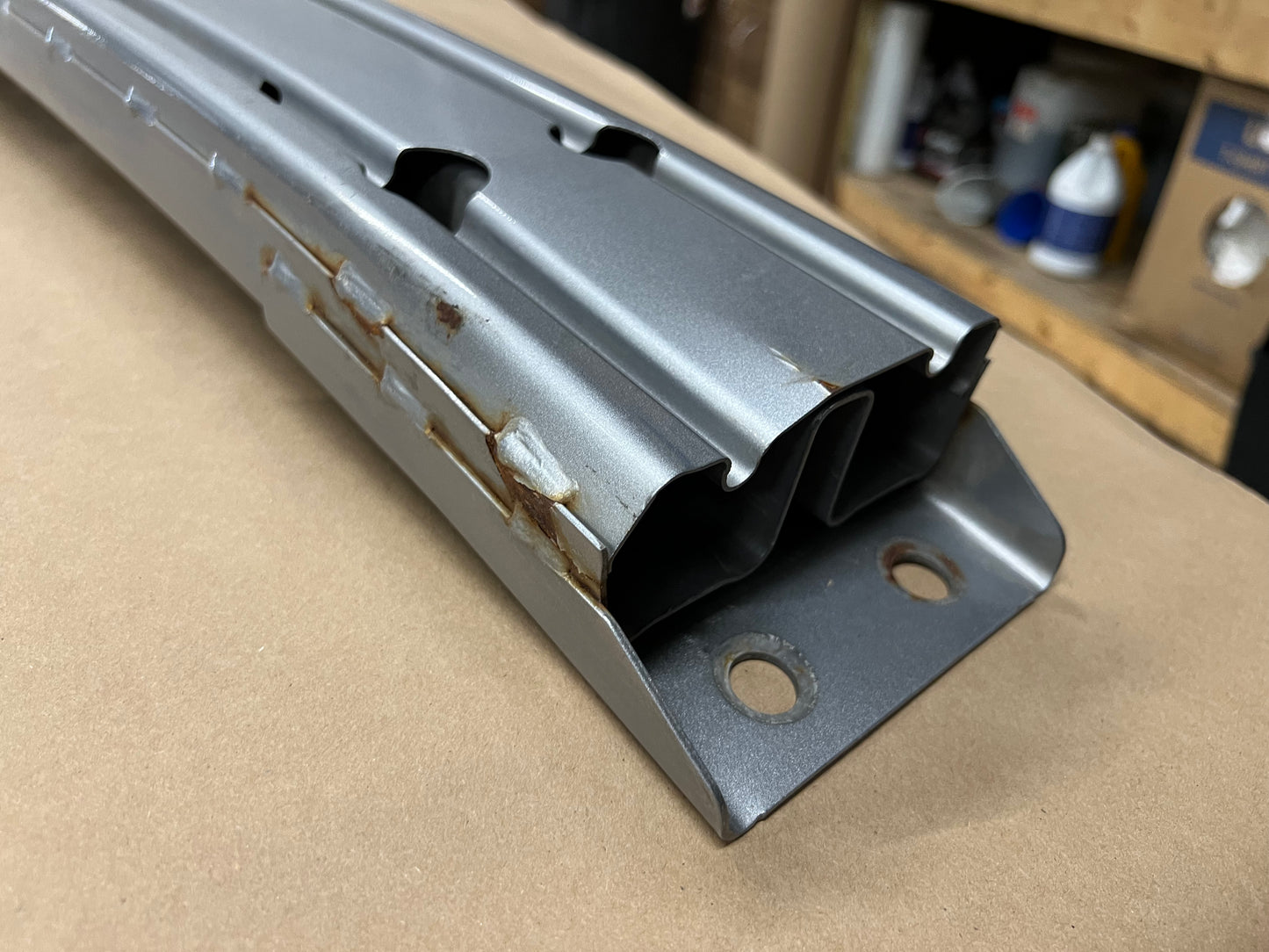 2018-2023 Ford Mustang GT Front Bumper Support Reinforcement "Silver"