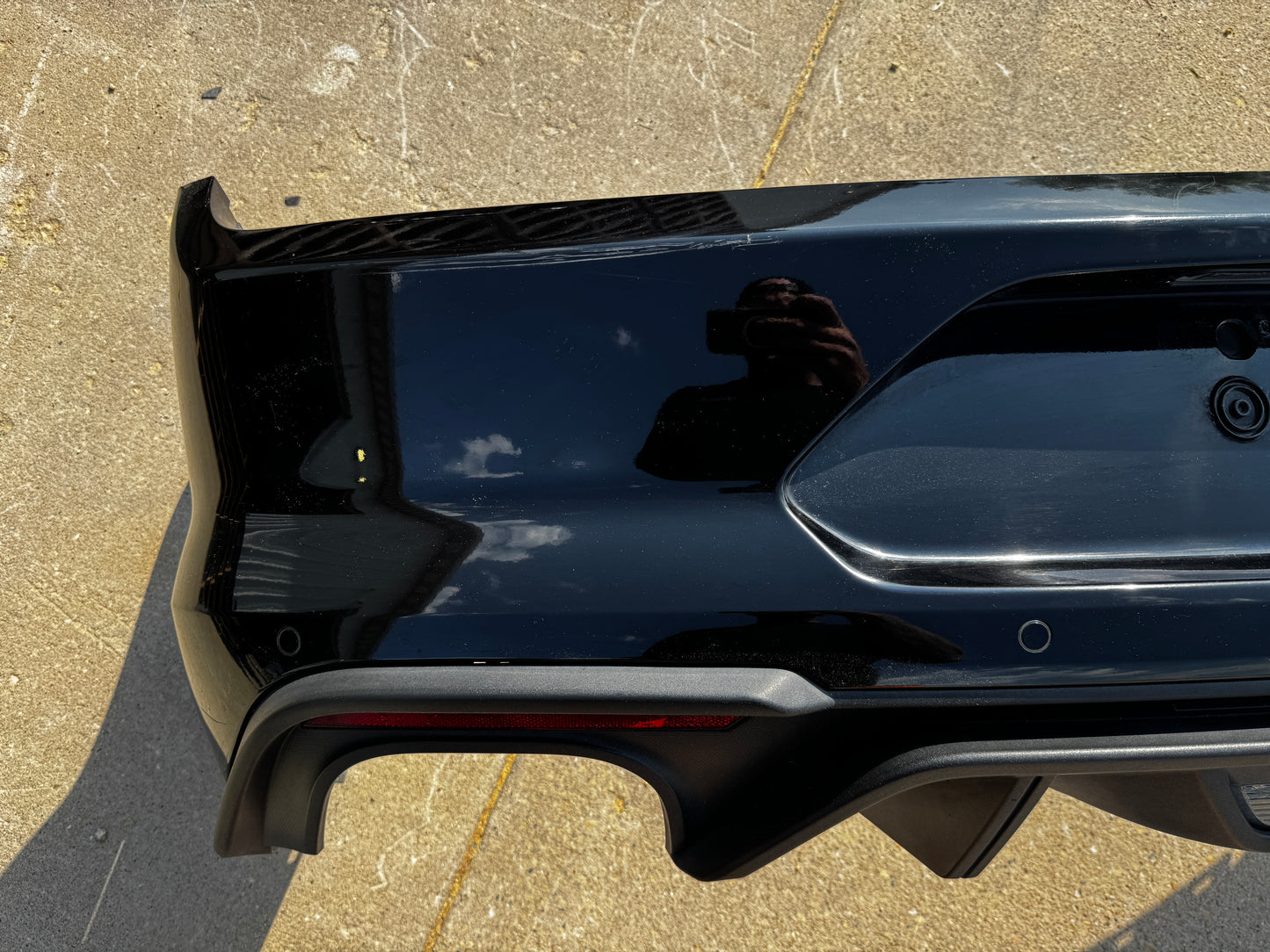 2018-2023 Ford Mustang GT Rear Bumper Complete Parking Sensors "Black" - OEM