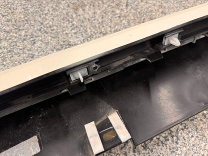 2015-2023 Ford Mustang GT V6 LH Driver Side Skirt Molding Wimbledon White