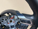 2018-2023 Ford Mustang Leather Steering Wheel Black "Manual"