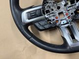 2018-2023 Ford Mustang Leather Steering Wheel Black "Manual"