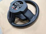 2018-2023 Ford Mustang Leather Steering Wheel Black "Manual"