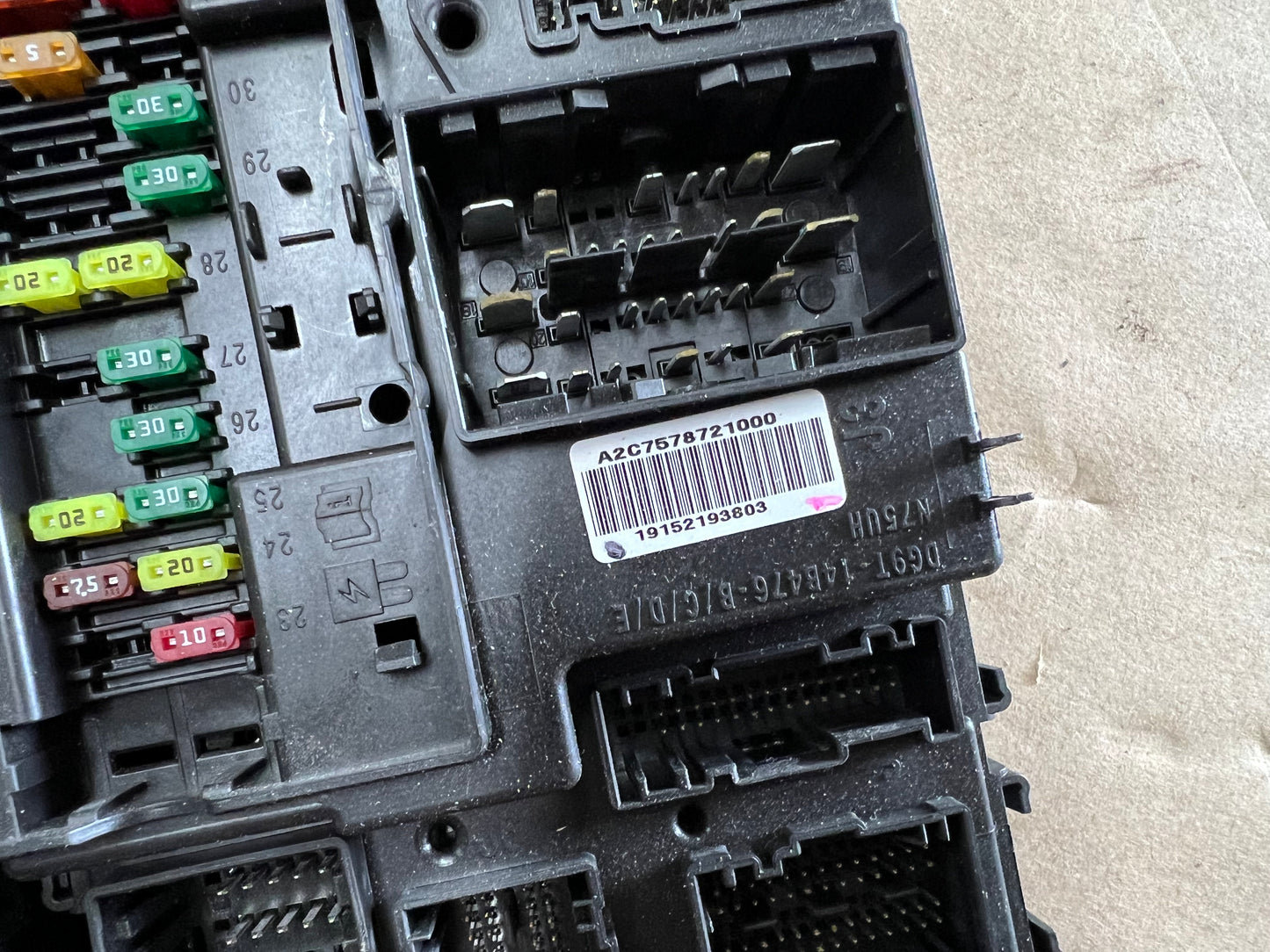 2019 Ford Mustang GT 5.0L BCM Body Control Module Manual