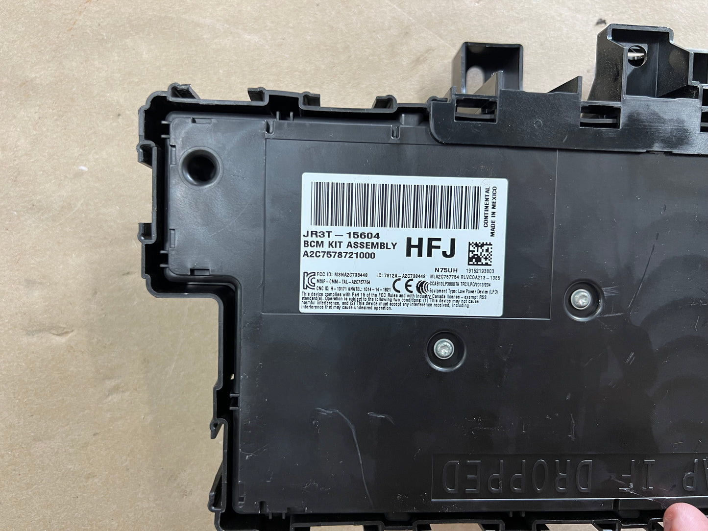 2019 Ford Mustang GT 5.0L BCM Body Control Module Manual
