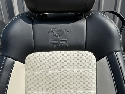 2015-2017 Mustang 50th Anniversary Leather Front Rear Seats Heated/Cooled