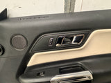 2015-2017 Ford Mustang Anniversary LH RH Leather Insert Door Panels Pair