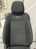 2015-2017 Ford Mustang GT Black Cloth Seats Coupe Front Power Seats