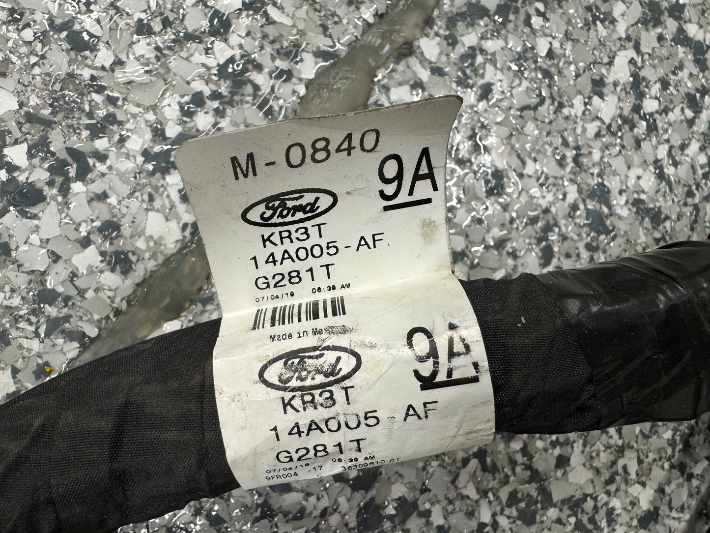 2018-2023 Mustang GT Body Wiring Harness Convertible KR3T-14A005-AF
