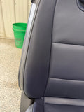 2010-2015 Chevy Camaro SS Black/Blue Leather Seats Front & Rear Coupe