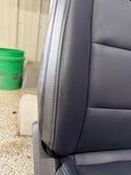 2010-2015 Chevy Camaro SS Black/Blue Leather Seats Front & Rear Coupe