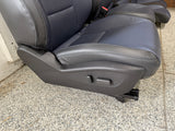 2010-2015 Chevy Camaro SS Black/Blue Leather Seats Front & Rear Coupe
