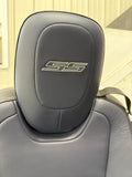 2010-2015 Chevy Camaro SS Black/Blue Leather Seats Front & Rear Coupe