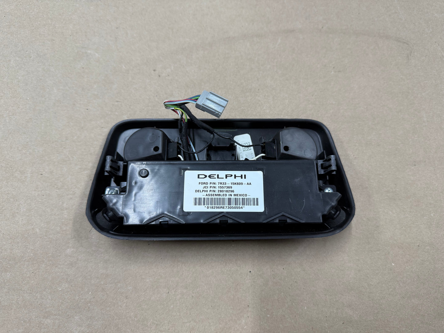 2007-2009 Ford Mustang GT500 Dome Light Coupe Black Interior