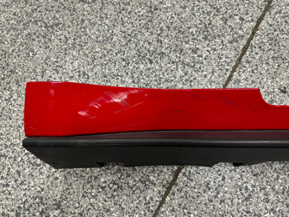 2015-2023 Mustang GT V6 LH Side Skirt Molding Driver Side Red