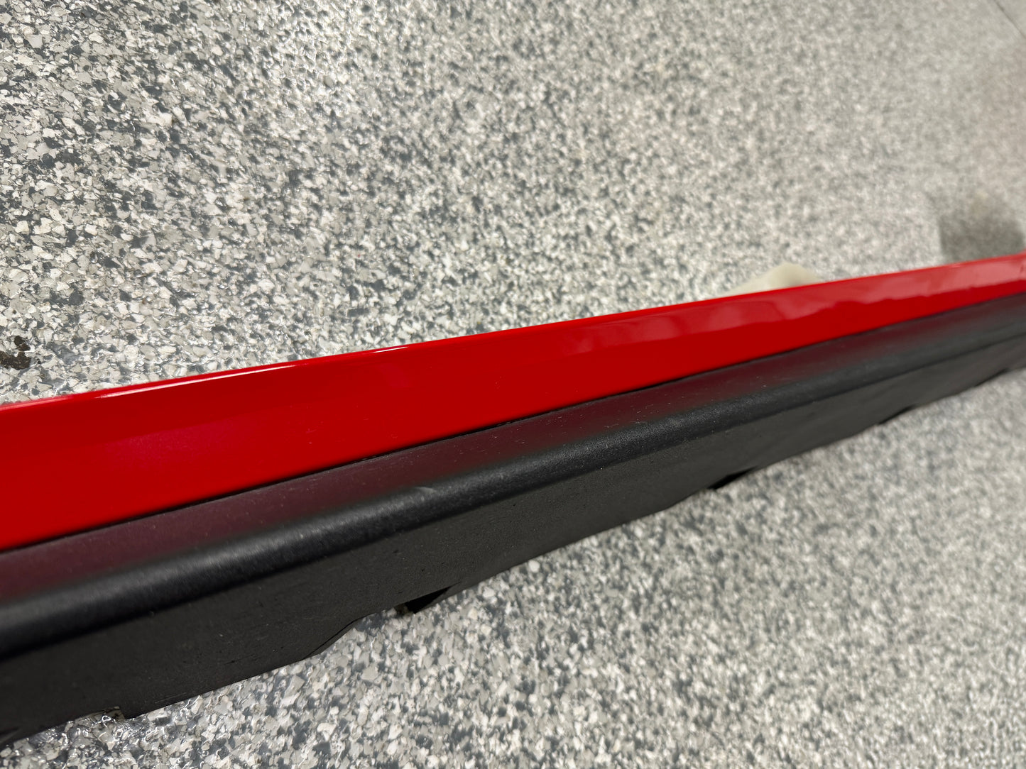 2015-2023 Mustang GT V6 LH Side Skirt Molding Driver Side Red