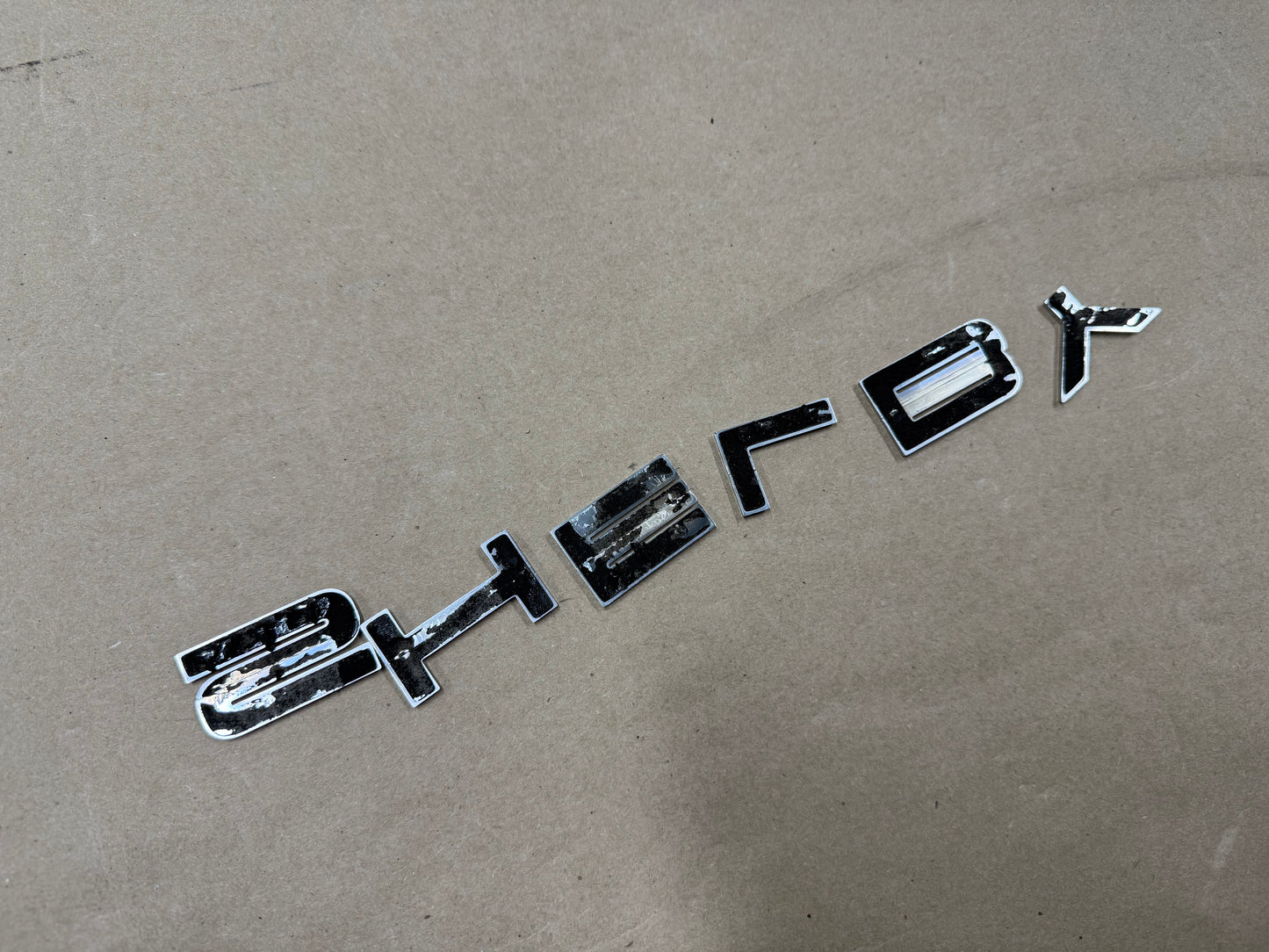 2007-2014 Ford Mustang Shelby GT500 Decklid Shelby Trunk Letters Emblems