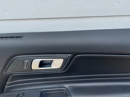 2018-2023 Mustang GT V6 EcoBoost RH Passenger Leather Insert Door Panel Soft