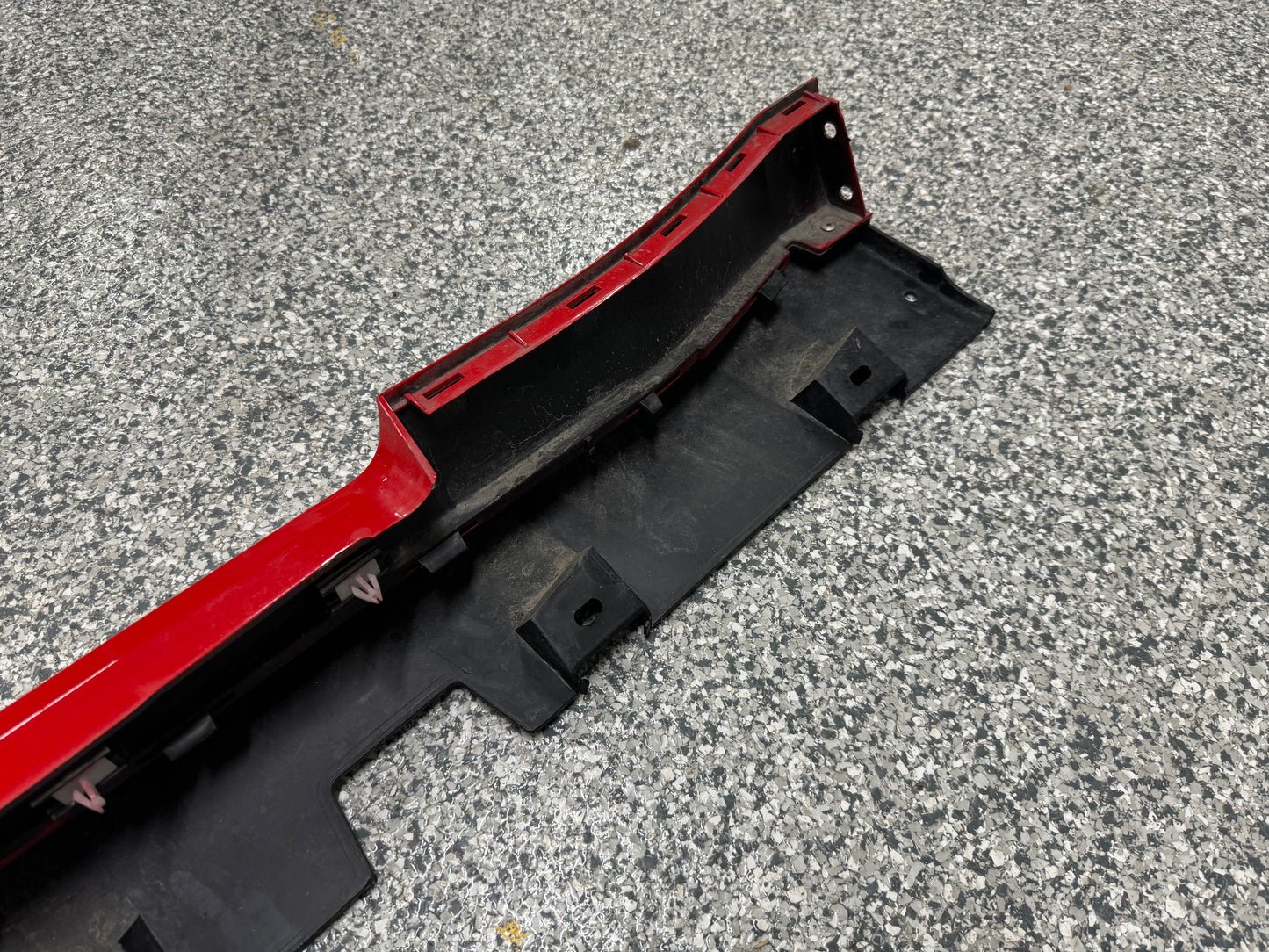 2015-2023 Mustang GT V6 LH Side Skirt Molding Driver Side Red