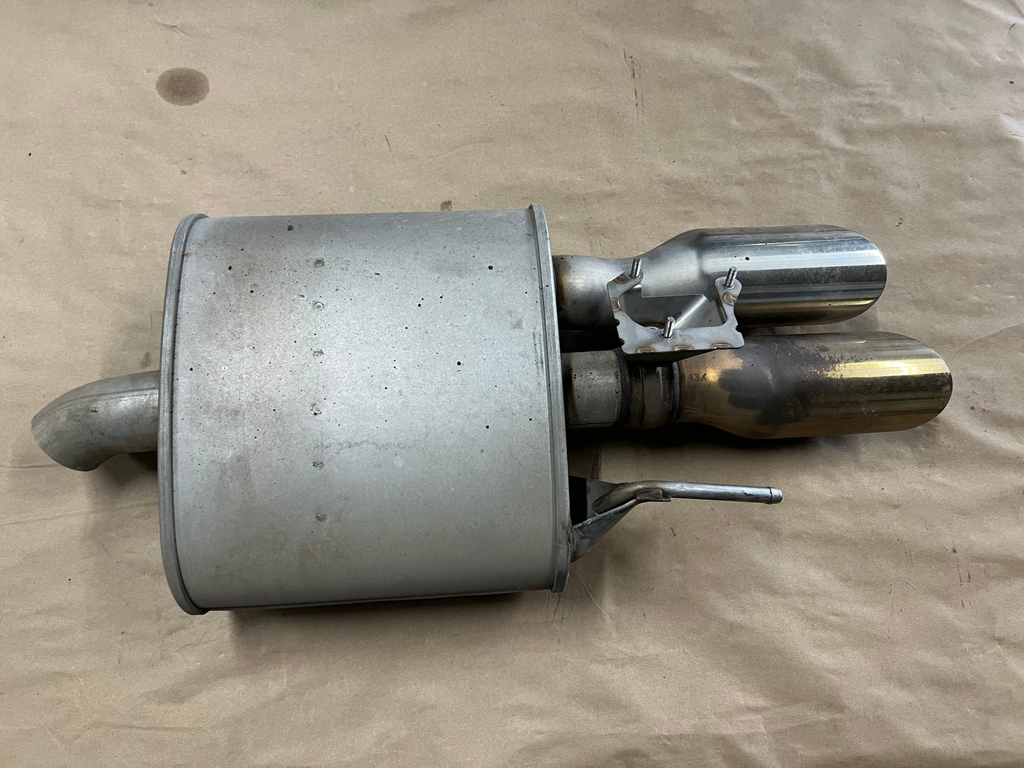 2018-2023 Mustang GT RH Passenger side Active Exhaust Muffler Quad Tip