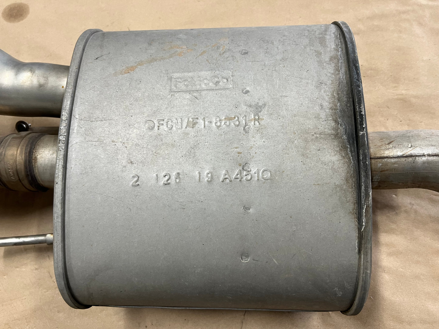 2018-2023 Mustang GT RH Passenger side Active Exhaust Muffler Quad Tip