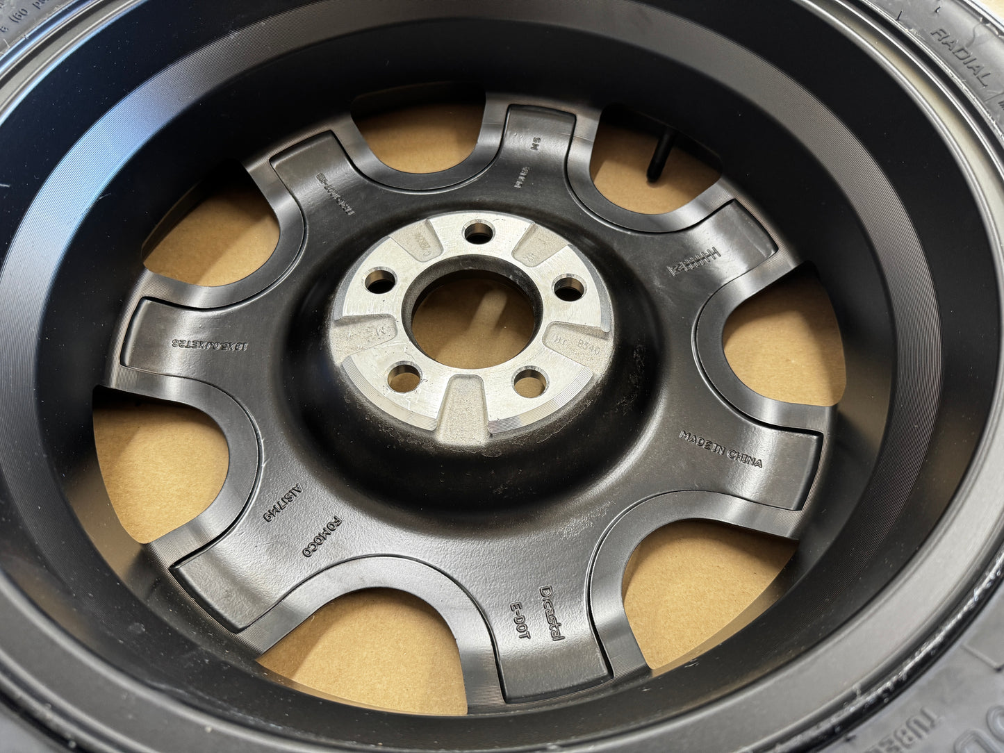 2015-2026 Ford Mustang GT Spare Tire 155/60/18 "Black" - OEM