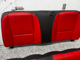 2010-2015 Chevy Camaro SS Black Orange Leather Seats Front & Rear Coupe - OEM