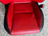 2010-2015 Chevy Camaro SS Black Orange Leather Seats Front & Rear Coupe - OEM