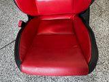 2010-2015 Chevy Camaro SS Black Orange Leather Seats Front & Rear Coupe - OEM