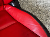 2010-2015 Chevy Camaro SS Black Orange Leather Seats Front & Rear Coupe - OEM