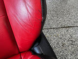 2010-2015 Chevy Camaro SS Black Orange Leather Seats Front & Rear Coupe - OEM