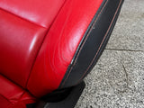 2010-2015 Chevy Camaro SS Black Orange Leather Seats Front & Rear Coupe - OEM