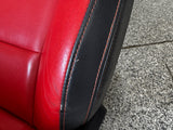 2010-2015 Chevy Camaro SS Black Orange Leather Seats Front & Rear Coupe - OEM