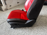 2010-2015 Chevy Camaro SS Black Orange Leather Seats Front & Rear Coupe - OEM