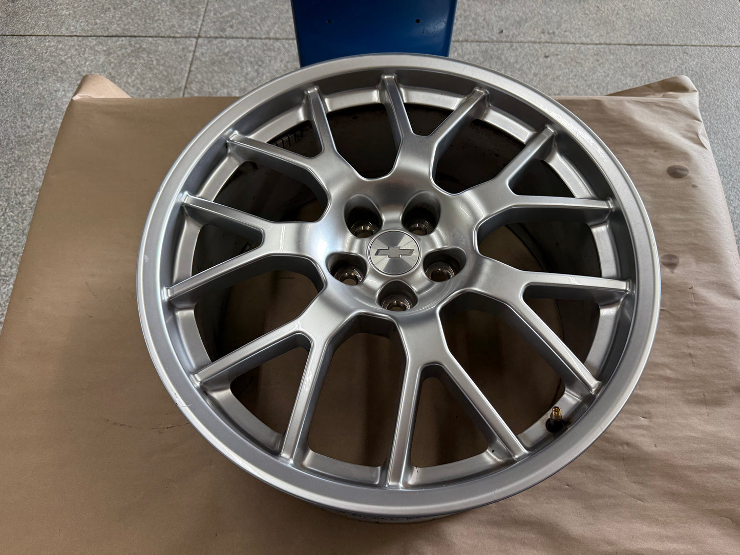 2014-2015 Chevrolet Camaro SS 21x9.5" Silver Wheel Rim