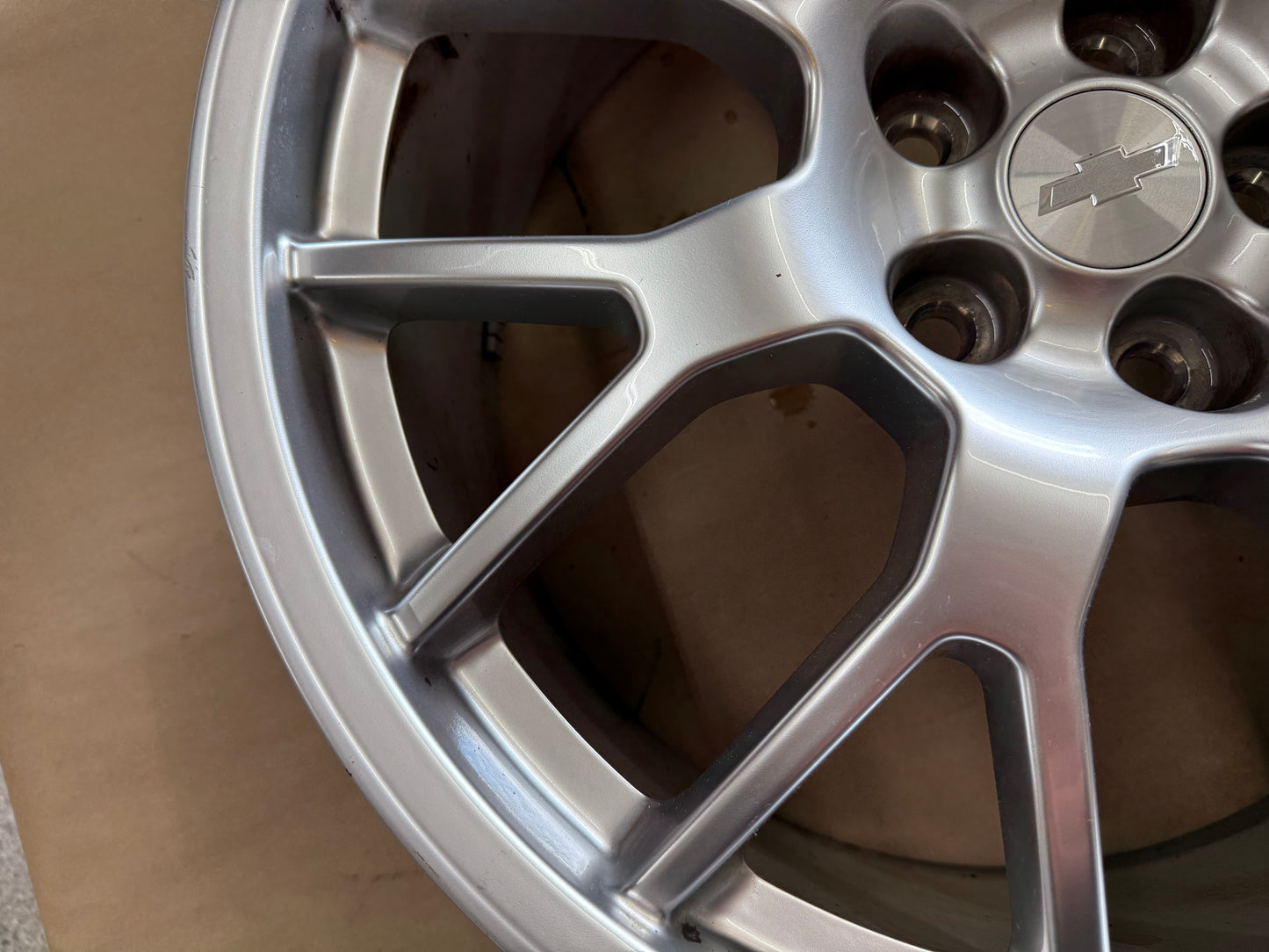 2014-2015 Chevrolet Camaro SS 21x9.5" Silver Wheel Rim