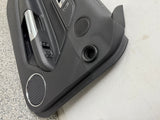 2018-2023 Ford Mustang GT LH Driver Leather Insert Door Panel Grey Stitching