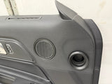 2018-2023 Ford Mustang GT LH Driver Leather Insert Door Panel Grey Stitching