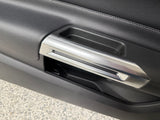 2018-2023 Ford Mustang GT LH Driver Leather Insert Door Panel Grey Stitching