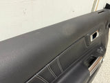 2018-2023 Ford Mustang GT LH Driver Leather Insert Door Panel Grey Stitching
