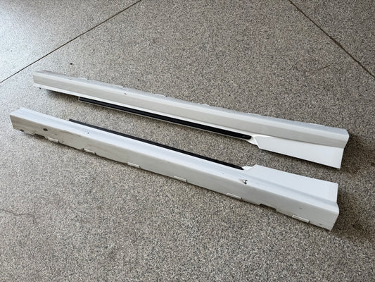 2014-2015 Chevrolet Camaro SS Ground Effects Package Side Skirts Pair "White" OEM
