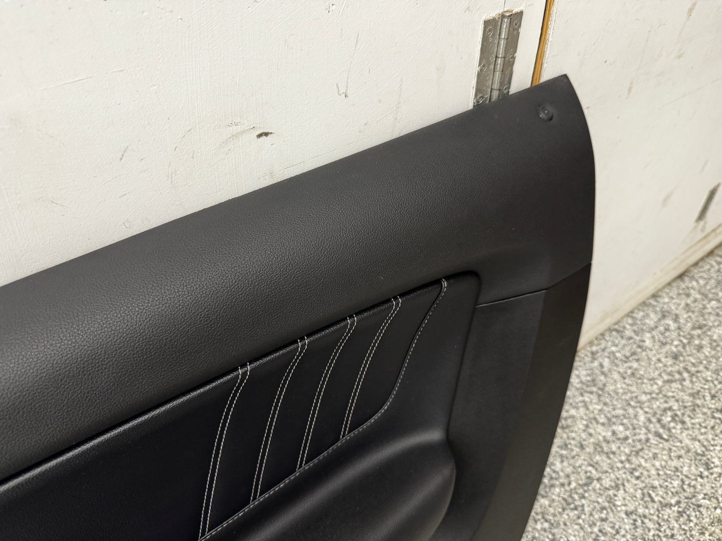 2018-2023 Mustang GT V6 EcoBoost RH Passenger Leather Insert Door Panel Soft