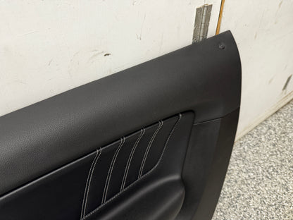 2018-2023 Mustang GT V6 EcoBoost RH Passenger Leather Insert Door Panel Soft