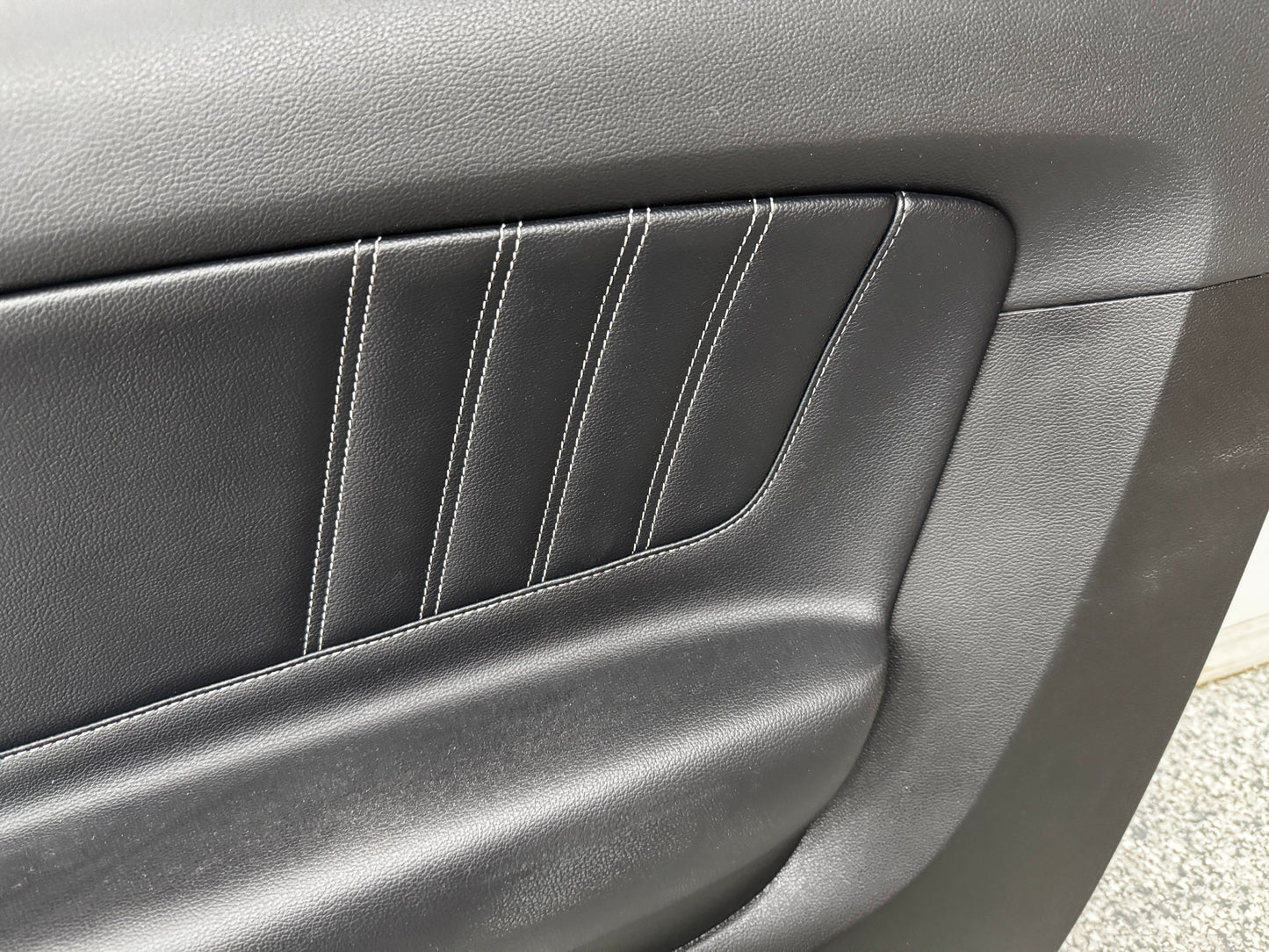 2018-2023 Mustang GT V6 EcoBoost RH Passenger Leather Insert Door Panel Soft