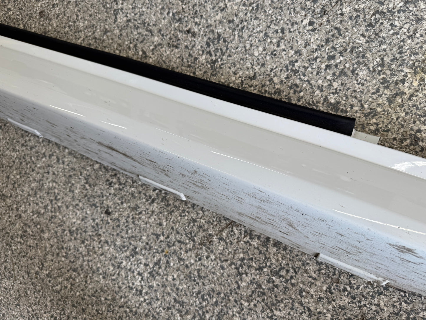 2014-2015 Chevrolet Camaro SS Ground Effects Package Side Skirts Pair "White" OEM