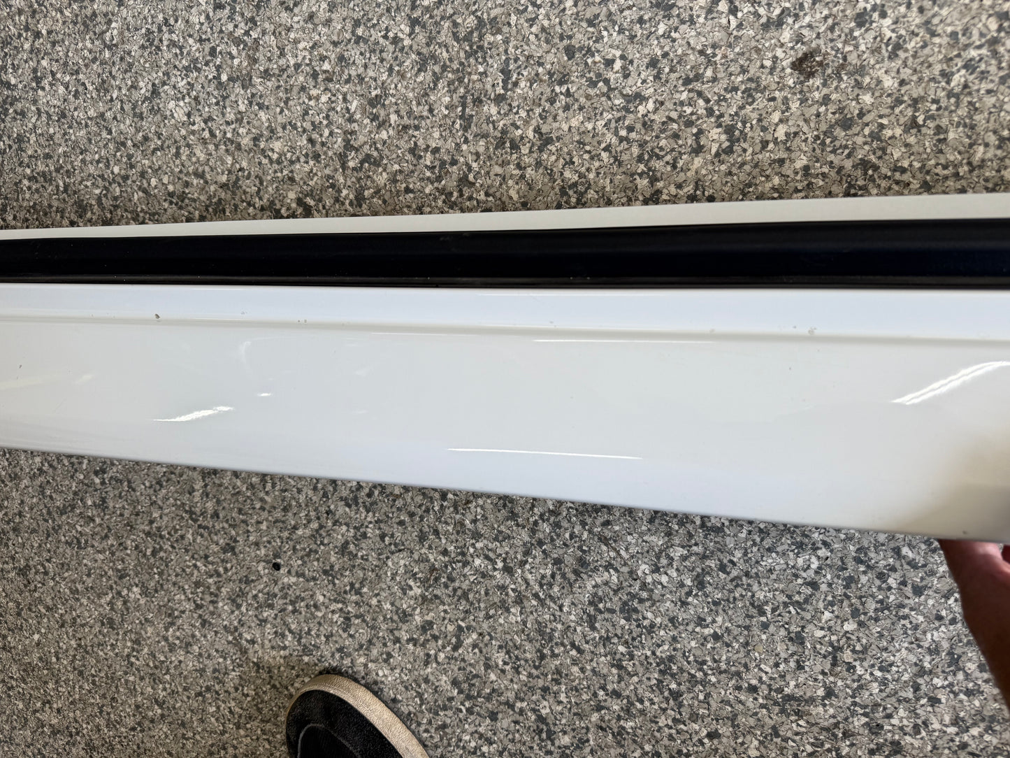 2014-2015 Chevrolet Camaro SS Ground Effects Package Side Skirts Pair "White" OEM
