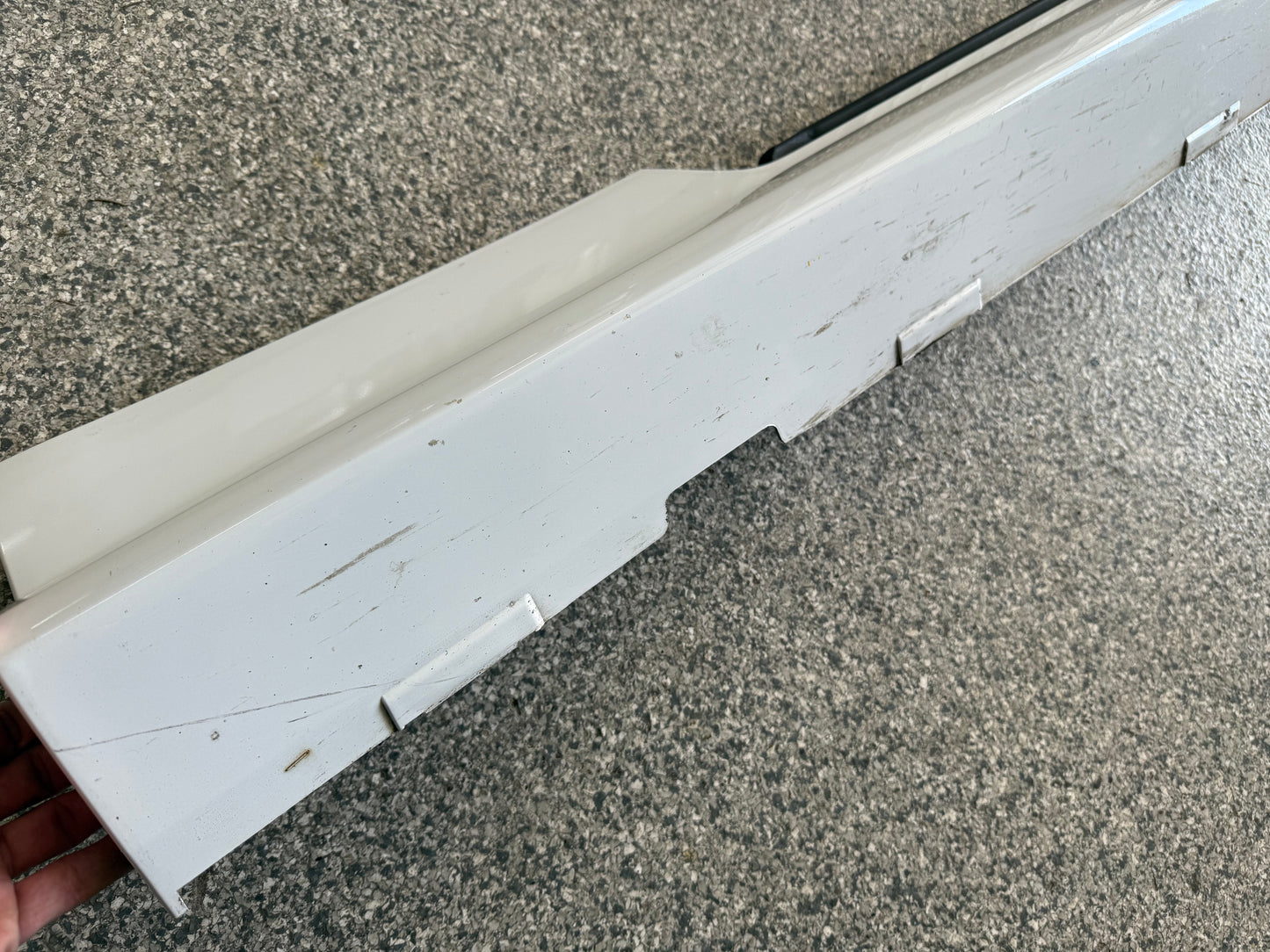 2014-2015 Chevrolet Camaro SS Ground Effects Package Side Skirts Pair "White" OEM