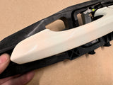 2015-2023 Ford Mustang LH Driver Side Door Handle Wimbledon White