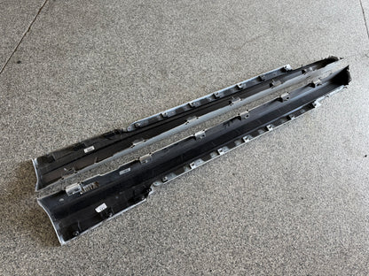 2014-2015 Chevrolet Camaro SS Ground Effects Package Side Skirts Pair "White" OEM